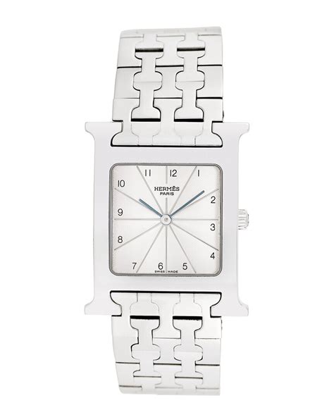 hermes h hour watch size|Hermes unisex watch.